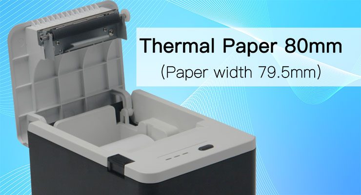 80mm Thermal Receipt Printer with Automatic Cutter and Multi-Language Support Stable