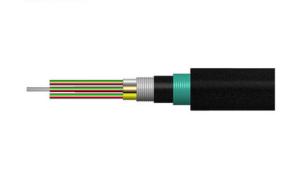 China Direct Burial 144 24 Strand Single Mode Armored Fiber Optic Cable wholesale