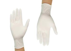 China Lightweight Latex Milky White Disposable Exam Gloves wholesale