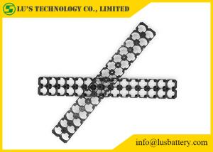 China ABS PC Material 18650 Battery Holder , 2P 30P 18650 Battery Spacer Black Color wholesale