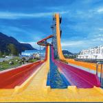 Family Aquatic Playground Spiral Water Slide Playing Ground Water House