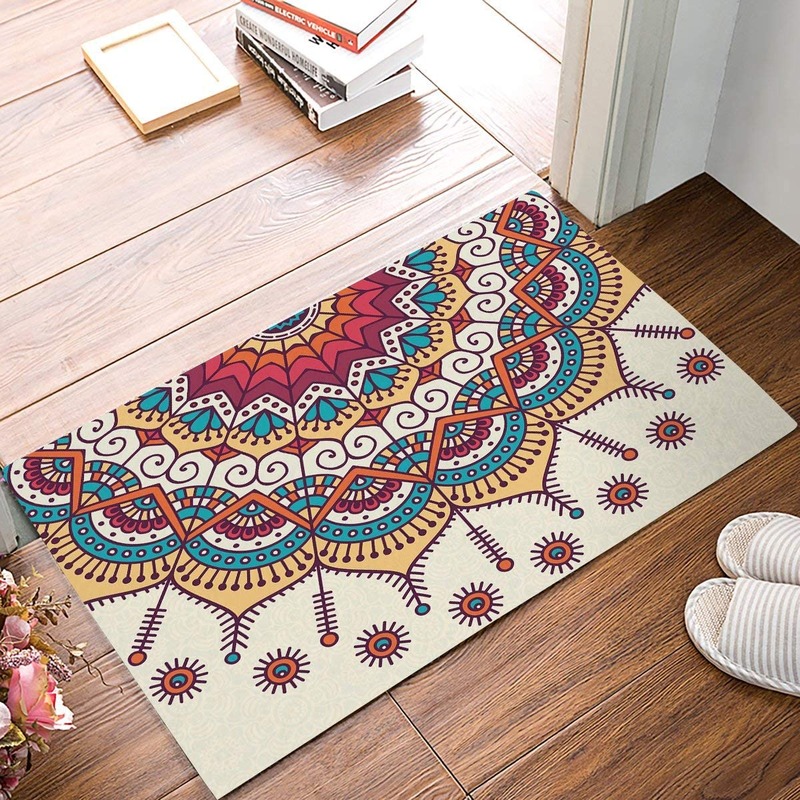 Minglu BFM-004 Rubber Non Slip Door Mats Kitchen door mat Absorbent Indoor Bathroom Floor Mat