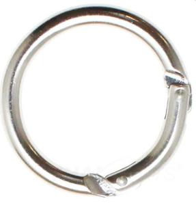 China 5x50mm Cirlce Shaped Not For Climbing Aluminum Carabiner 50pcs/bag wholesale