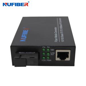 China Simplex 1310nm 1550nm 20km SC Fiber Media Converter wholesale