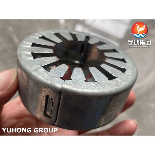 Fin Sample And Fin Tube Hoop Used On Fin Tube used On Heat Exchanger