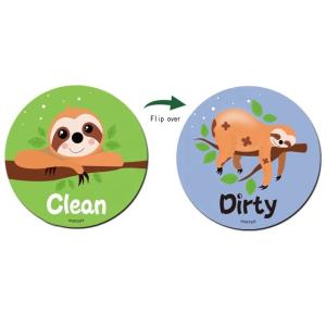 China Reversible Cartoon Animal Kitchen Dishwasher Clean Sign Magnet wholesale