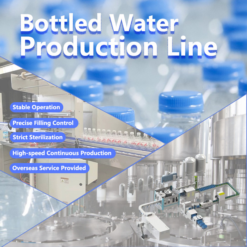 Complete Full Automatic 3 In 1 Plastic Bottle Pure Mineral Water Production Line Water Filling Machine