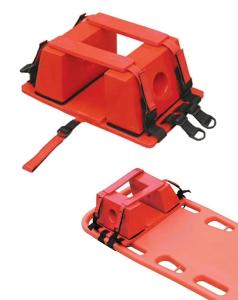 China Red Universal Head Immobilizer NBR Spine Board Head Immobilizer wholesale