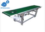 Automatic Flat Belt Conveyor System 2500 * 600 * 900 mm 0.45kW Motor Power