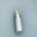 Gold Transparent Cosmetics Airless Pump Dispenser For Essence Butter Essential