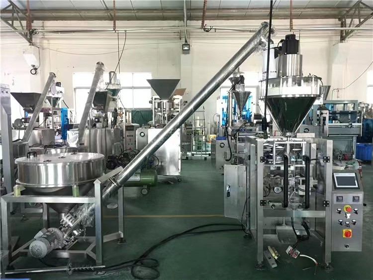 Automatic Multi-function VFFS Packaging Machine Plastic Heat Seal Film Screw for Spices Massa Milk Powder packing machin