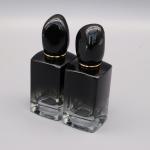 50ML Perfume Gradually Black Spray Bottle Square Shape Rectangle