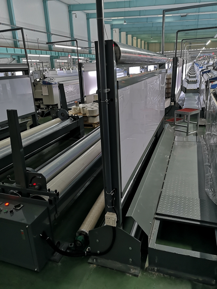 Fabric Cloth Rolling Machine For Inspection Table With Led