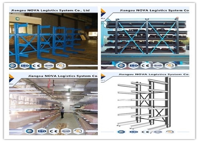 Carpet Rolls Steel Cantilever Racks Outdoor Flexible Assembly For Lumber