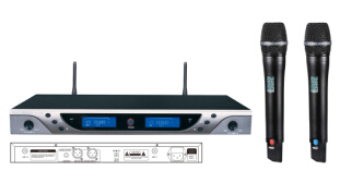 excellent quality 807 wireless microphone system 200 channels infrared selectable
