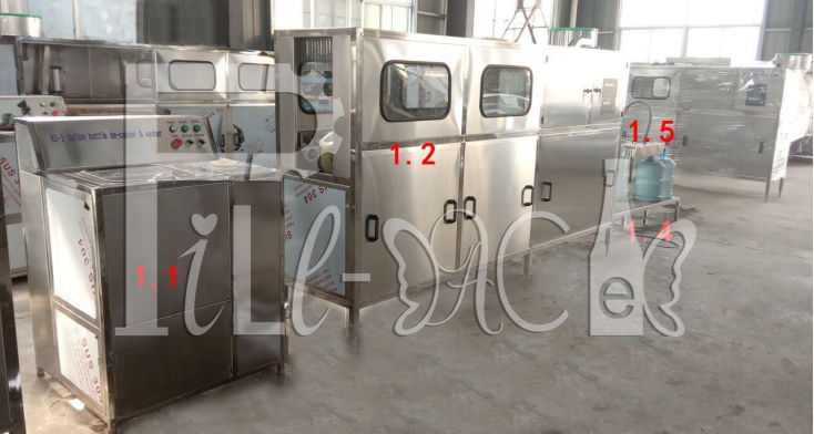 200BPH 5 Gallon 18.9L Water Filling Machine Line System Semi Aurto