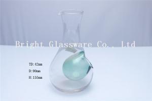China small blown glass wine decanter glass water bottle cheap wholesale