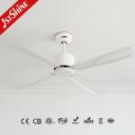 White Air Cooling Industrial Ceiling Fan 5 Speed Choice High Air Volume