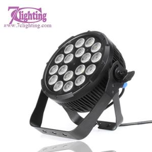 China IP44 18LED Round Par RGBWA+UV LED Flat PAR CAN wholesale