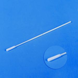 China Ergonomic Anatomic Oral Nasal Nylon Flocked Tube Sample Swab wholesale