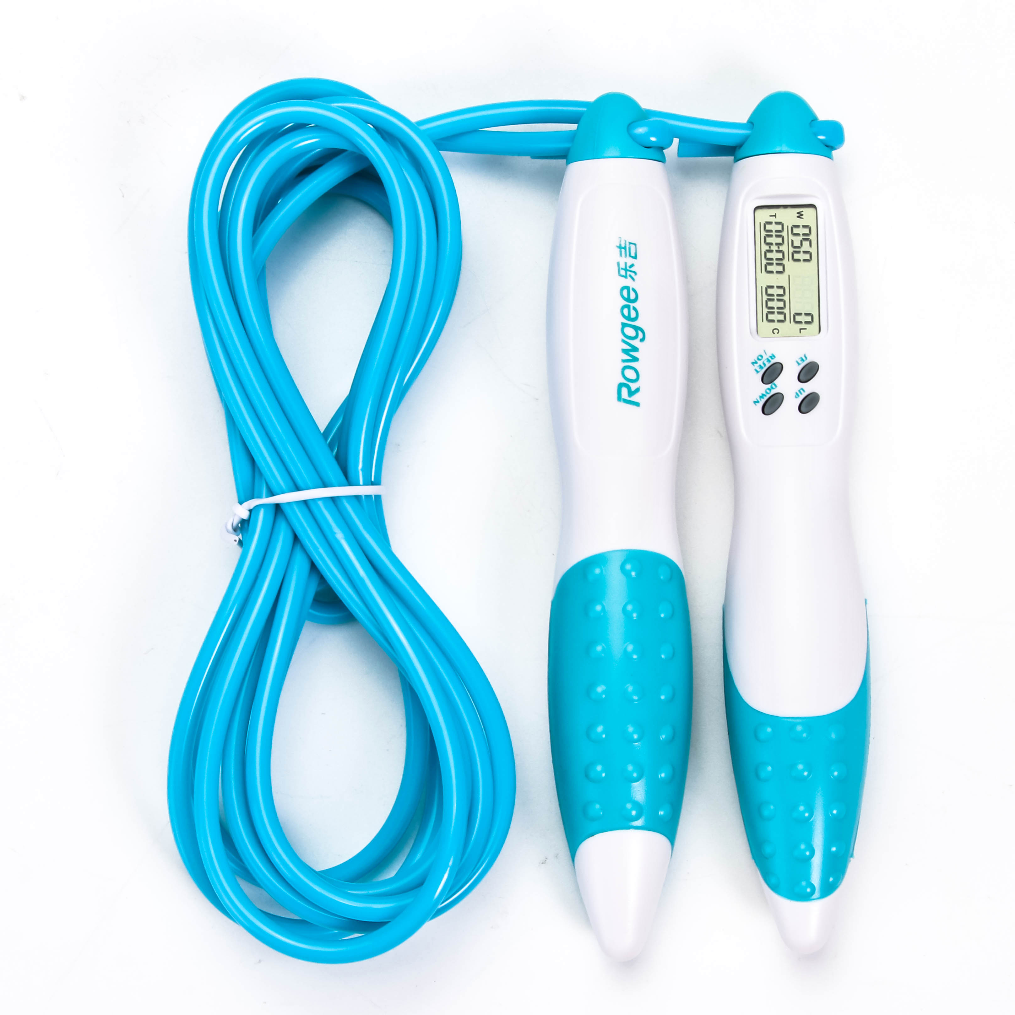 Fitness Jump Rope Blue Unisex Home Fitness Jump Rope With Adjustable Bearing Speed Skipping JP-100