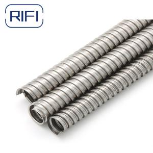 China Metallic FMC Electrical Flexible Conduit And Fittings Strong Connection wholesale