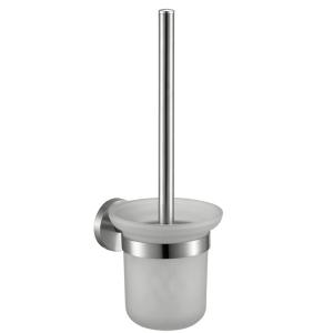 China Circular Hidden Toilet Bowl Brush Holder For Bathroom wholesale