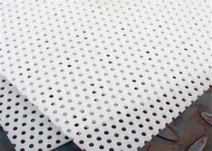 China Food Grade 1000mm Length 3mm Plastic Perforated Sheet wholesale