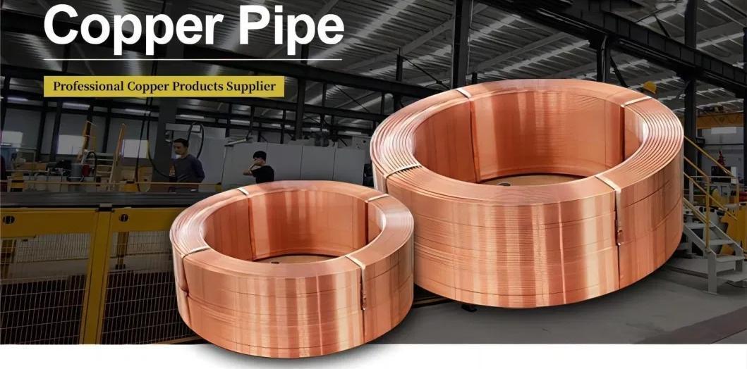 Custom Size Copper Pipe 15mm Tube 3/8&quot; Insulated Copper Pipes for Air Conditioners