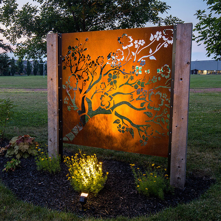 Corten Steel Screen Panels