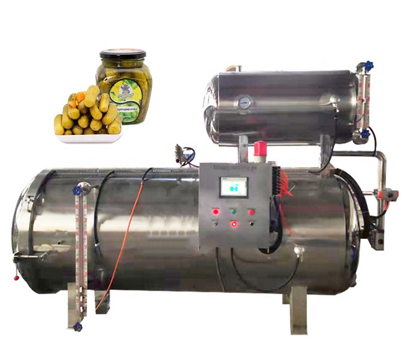 35L 50L 75L 100L 120L 150L industrial canned food meat autoclave sterilizing machine for food produce