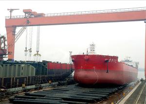 China Drydock Shipyard Boat Launching Rubber Airbags For Vessel Construction wholesale