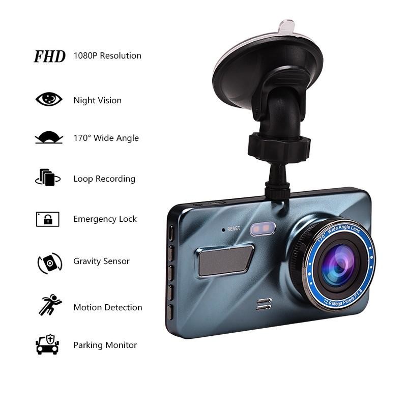 WDR Car Camcorder FHD 1080P Stream Media Mirror Dash Cam Night Version 128gb