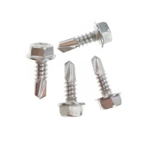 China Metal Sheet Hex Washer Head , Self Drilling Screw Hex Washer Head Mini Size wholesale
