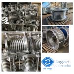 8" High Pressure Ptfe Bellows Expansion Joints Stainless Steel Flange Steam