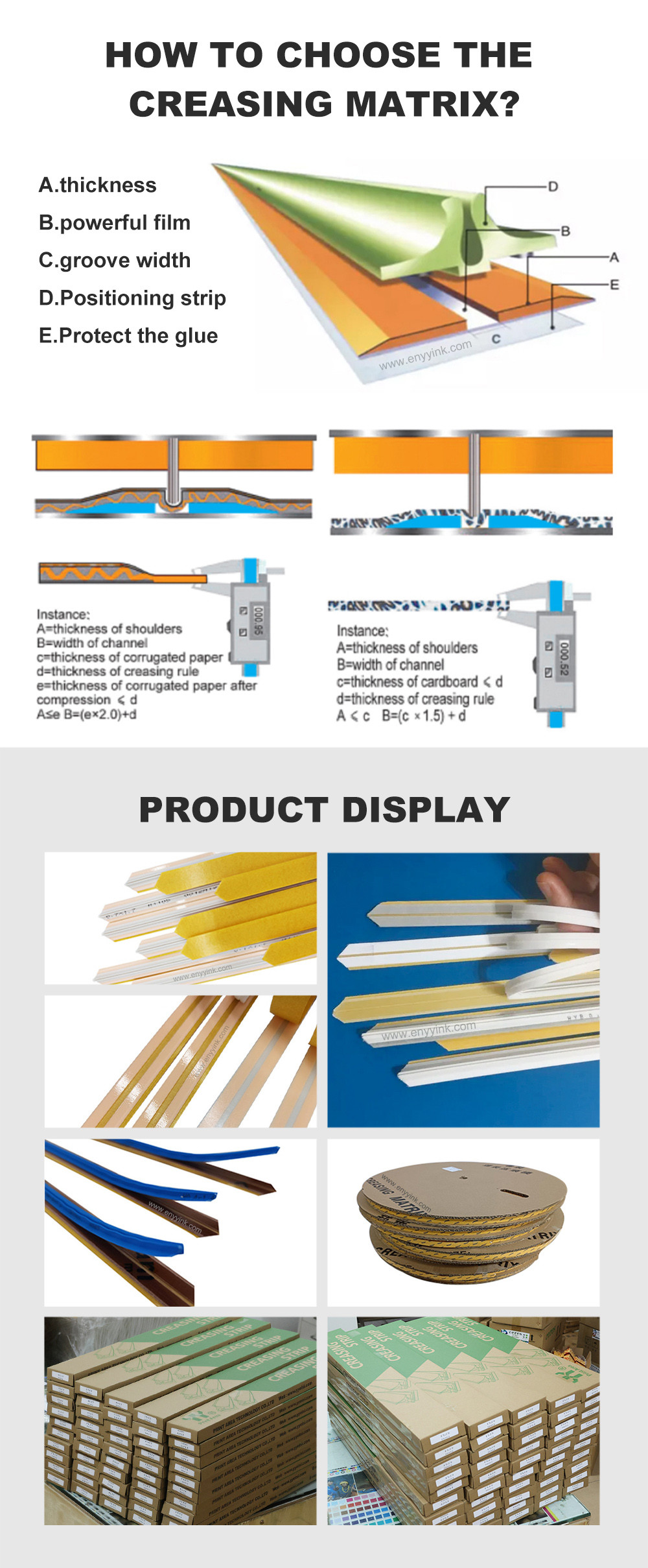 Creasing Matrix 0.4*1.4 Printing Machine Spare Parts