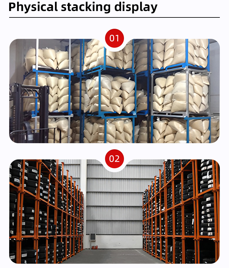 Commercial Galvanized Mild Steel Stackable Pallet Converter for Customized Storage Warehouse Stackable Organization Solution