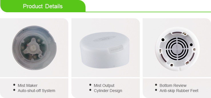 Desktop 70ml USB Essential Oil Aroma Diffuser With LED Light