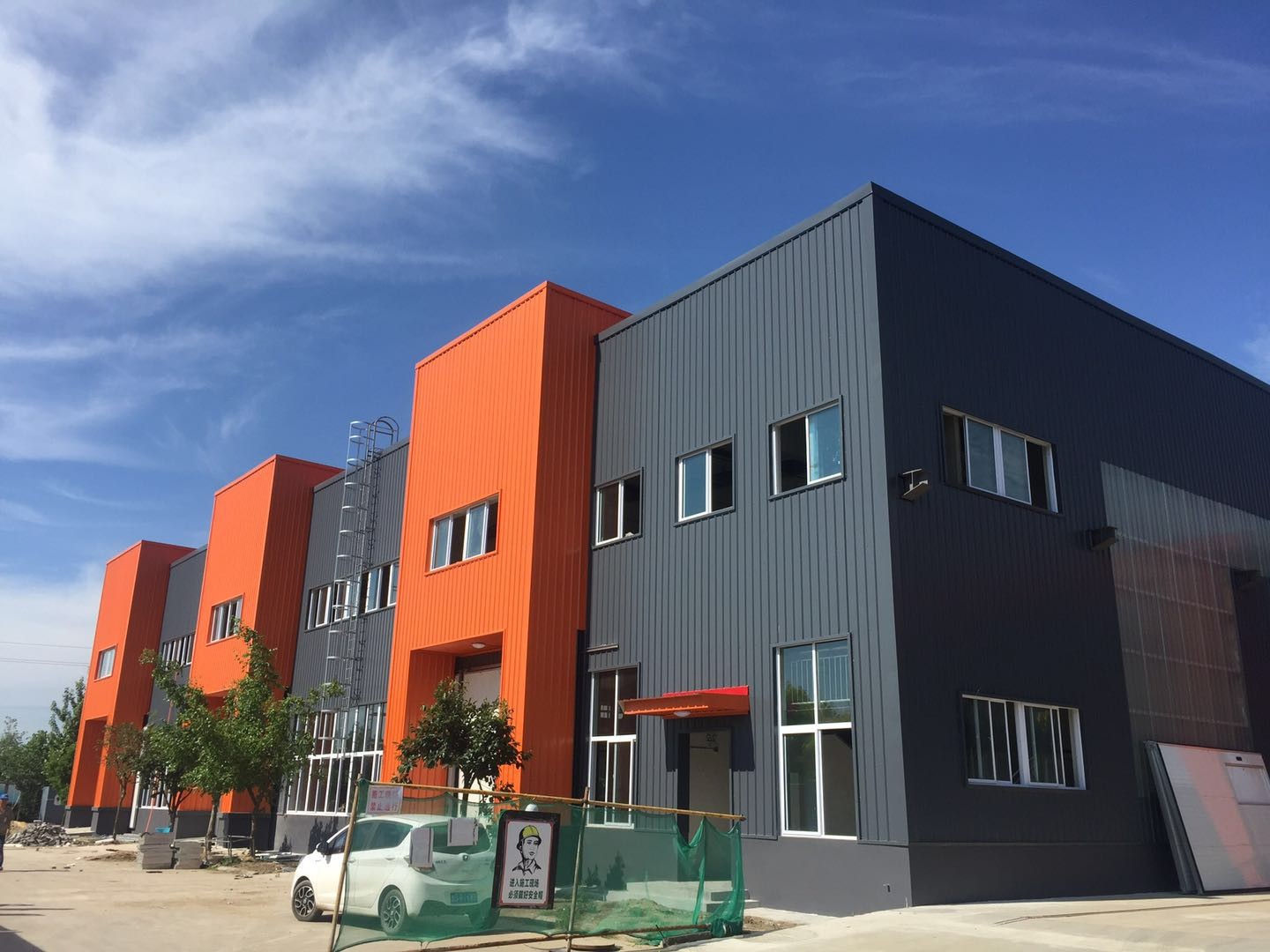 Q355B Steel Structure Factory Light Steel Frame Painted Galvanized