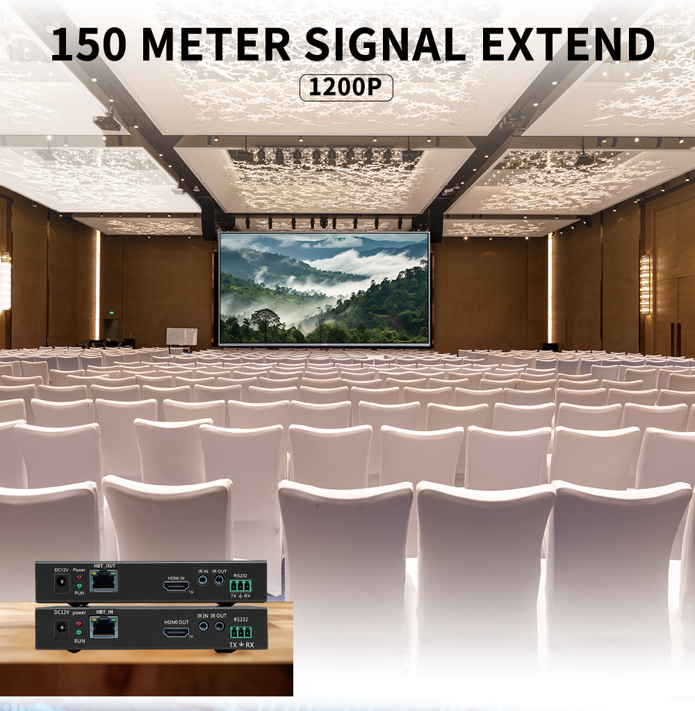 1920X1080 120M HDMI Extender Network HDMI Extender Transmitter CE Certificated