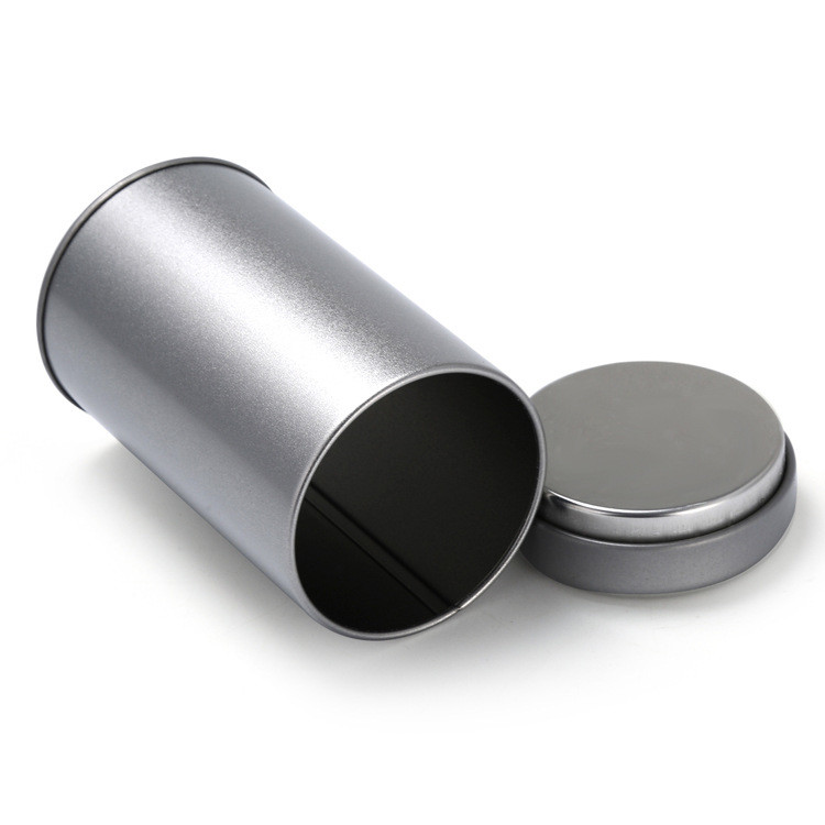 Wholesale Empty Tea Tins Loose Leaf Tea Containers Round Metal Containers with Lids