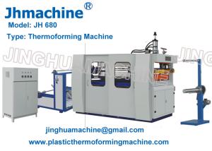 China Cam Type Plastic Thermoforming Machine for Cups and Trays wholesale