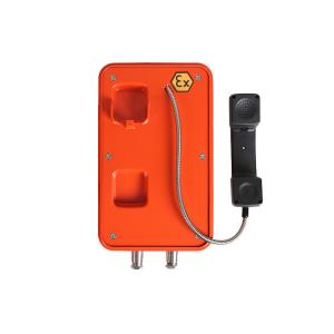 China Orange Color Explosion Proof Telephone , Flameproof Outdoor Analog Phone For Marine wholesale