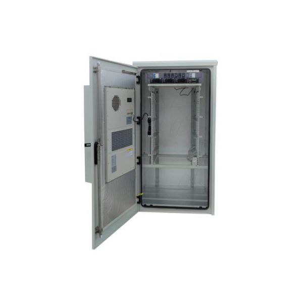 19U Outdoor Cabinet With Battery Shelf And Drawer For 90A Rectifier System