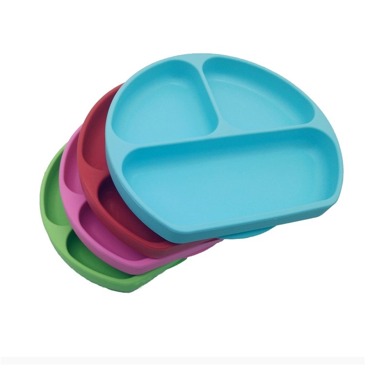 Foldable Plates And Bowl Silicone Baby Products No Harm To Human Body