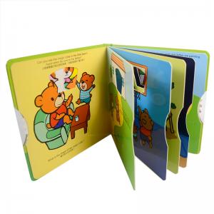 China hardcover Lift Flap Board Books Custom Shapes with talking pen wholesale