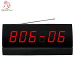Restaurant equipment screen receiver with color nixie tube diapaly and English