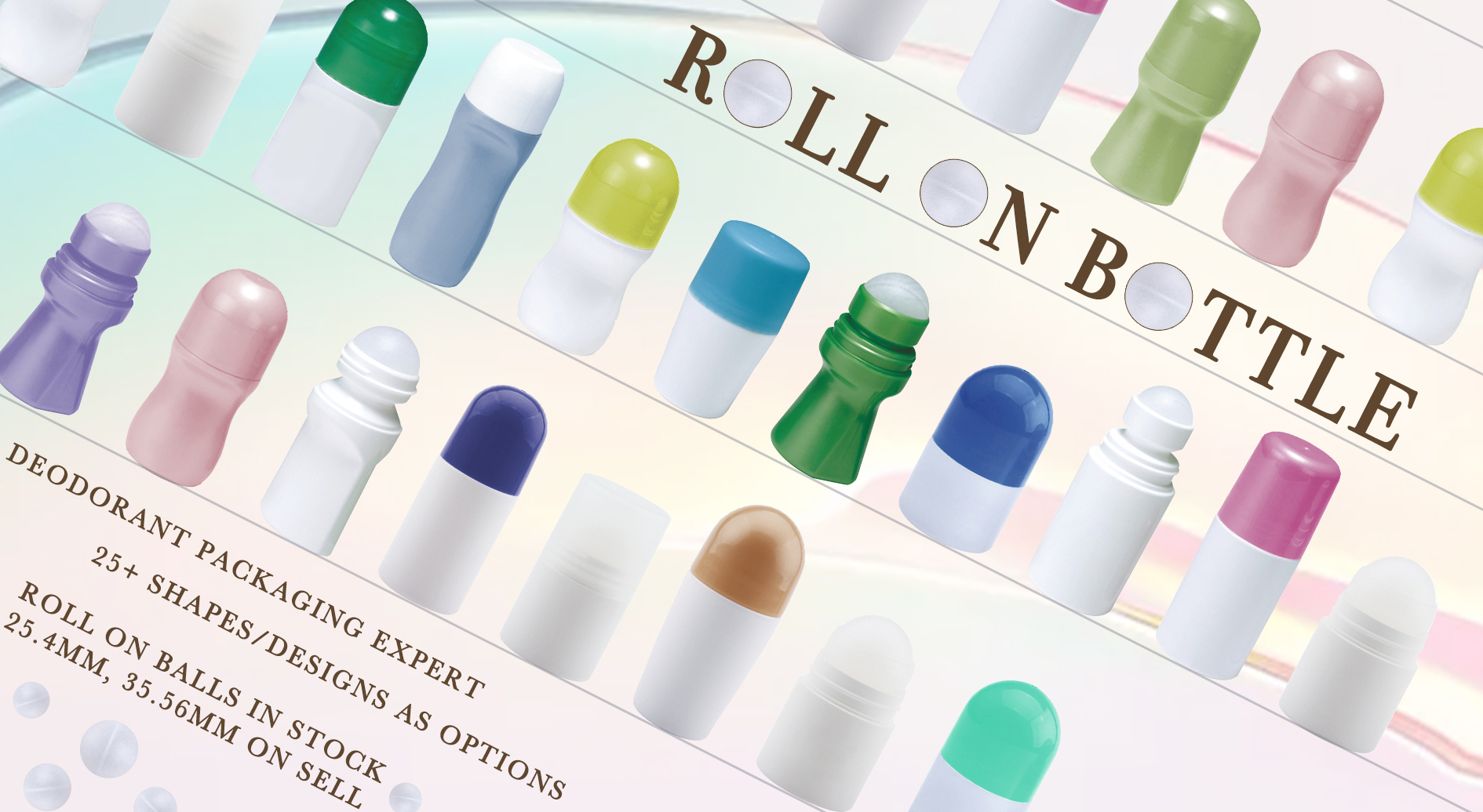 60ml 75ml 90ml Empty Plastic Deodorant Roll on Bottles With Roller Ball,empty roll on containers,empty rollerball perfume bottle