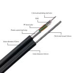 PE GYTC8S 12Core Self Supporting Outdoor Fiber Optic Cable