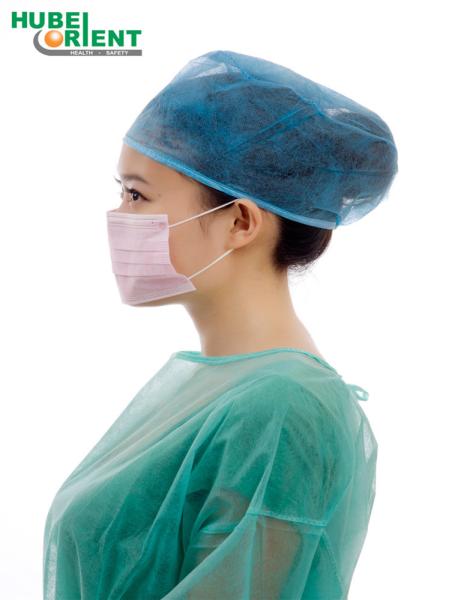 Quality Non Stimulating PP+MB+PP Nonwoven Disposable Earloop Face Mask for sale